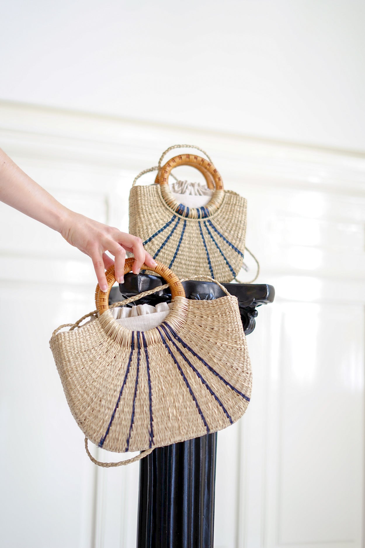 Diana Navy - Large Francoise-Marie bag