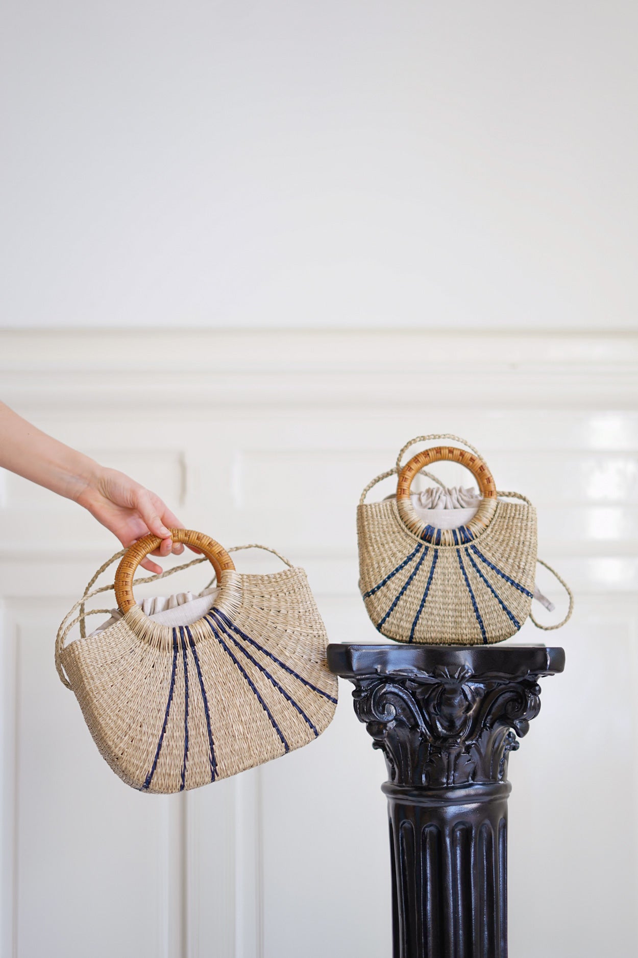 Chloé Navy - Small Francoise-Marie bag